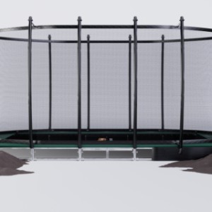Trampoline Avyna Pro-Line 352 FlatLevel Groen - met veiligheidsnet 520x305cm