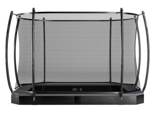 Trampoline Avyna Pro-Line 223 FlatLevel Grijs - met veiligheidsnet 305x225cm