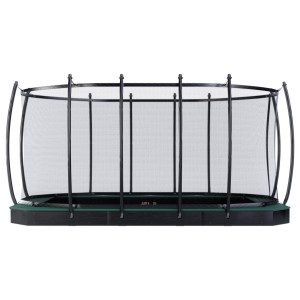 Trampoline Avyna Pro-Line 352 FlatLevel Groen - met veiligheidsnet 520x305cm