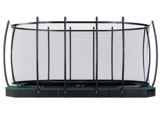 Trampoline Avyna Pro-Line 352 FlatLevel Groen - met veiligheidsnet 520x305cm