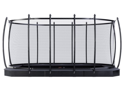 Trampoline Avyna Pro-Line 352 FlatLevel Grijs - met veiligheidsnet 520x305cm