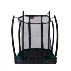Trampoline Avyna Pro-Line 213 FlatLevel Groen - met veiligheidsnet 275x190cm