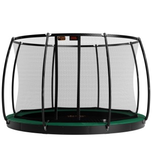 Trampoline Avyna Pro-Line 14 FlatLevel Groen - met veiligheidsnet Ø430cm