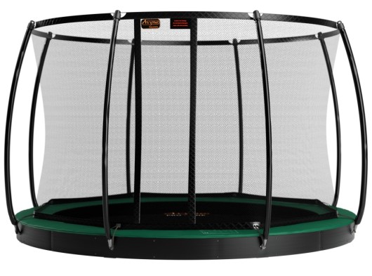 Trampoline Avyna Pro-Line 14 FlatLevel Groen - met veiligheidsnet Ø430cm