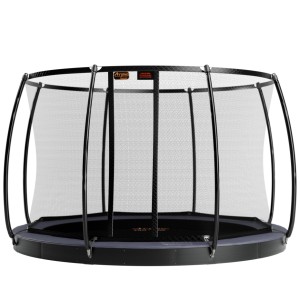 Trampoline Avyna Pro-Line 14 FlatLevel Grijs - met veiligheidsnet Ø430cm