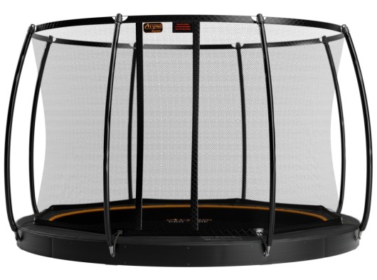 Trampoline Avyna Pro-Line 14 FlatLevel Zwart - met veiligheidsnet Ø430cm
