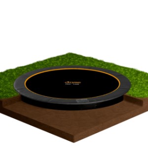 Trampoline Avyna Pro-Line 14 FlatLevel Zwart Ø430cm