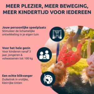 Duikelrek Hudora is geschikt voor het hele gezin