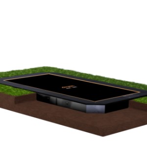Trampoline Avyna Pro-Line 343 FlatLevel Zwart 430x305cm
