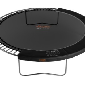 Trampoline Avyna Pro-Line 12 Zwart - met veiligheidsnet en trapje Ø365cm