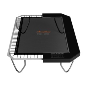 Trampoline Avyna Pro-Line 223 Zwart - met veiligheidsnet en trapje 305x225cm