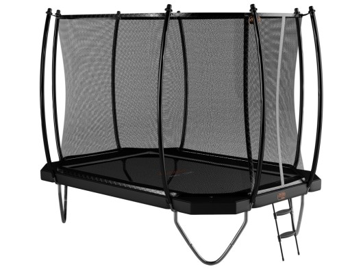 Trampoline Avyna Pro-Line 223 Zwart - met veiligheidsnet en trapje 305x225cm
