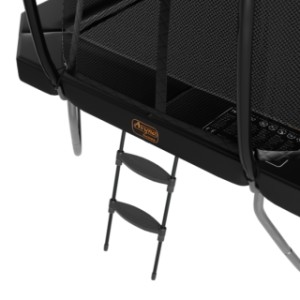 Trampoline Avyna Pro-Line 223 Zwart - met veiligheidsnet en trapje 305x225cm