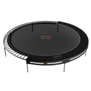 Trampoline Avyna Pro-Line 12 InGround Zwart - met veiligheidsnet Ø365cm
