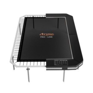 Trampoline Avyna Pro-Line 238 InGround Zwart - met veiligheidsnet 380x255cm