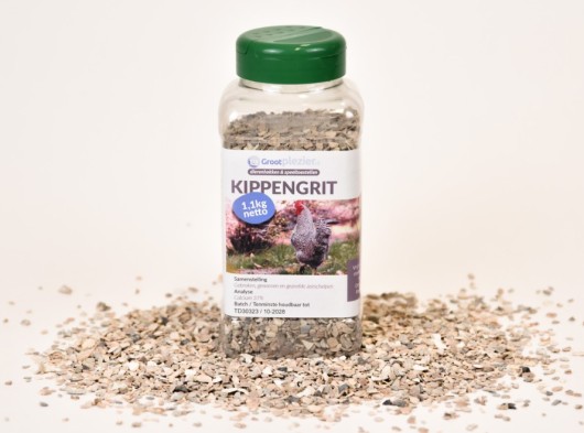 Kippengrit in handige strooibus 1,1kg
