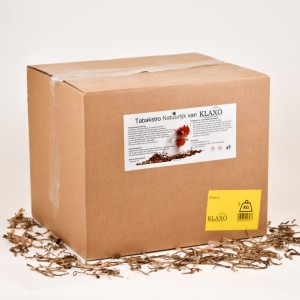 Tabakstelen / tabakstro KLAXO + toevoeging tegen bloedluis doos 5kg / 30 Liter