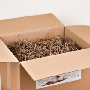 Tabakstelen / tabakstro KLAXO + toevoeging tegen bloedluis doos 5kg / 30 Liter