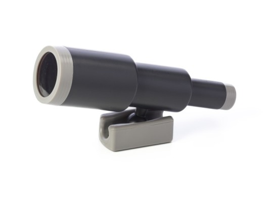 Telescoop antraciet speelhuis & speeltoren · DICE 28cm lang