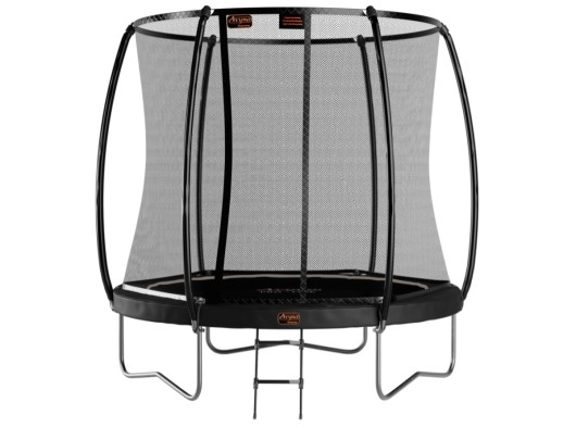 Trampoline Avyna Pro-Line 10 Zwart - met veiligheidsnet en trapje Ø305cm