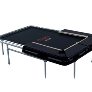 Trampoline Avyna Pro-Line 213 InGround Zwart - met veiligheidsnet 275x190cm