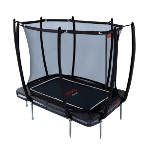 Trampoline Avyna Pro-Line 213 InGround Zwart - met veiligheidsnet 275x190cm