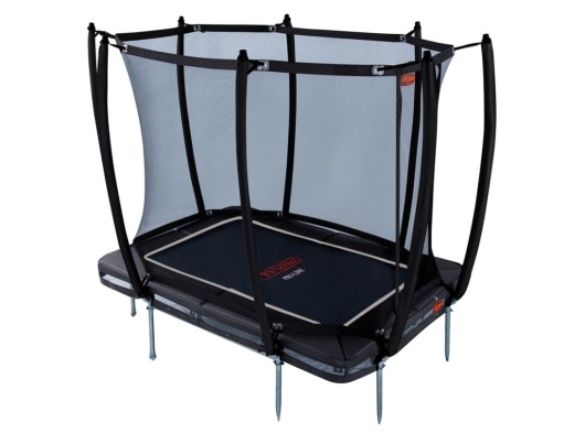 Trampoline Avyna Pro-Line 213 InGround Zwart - met veiligheidsnet 275x190cm