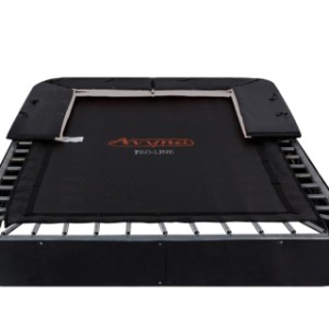 Trampoline Avyna Pro-Line 213 FlatLevel Zwart - met veiligheidsnet 275x190cm