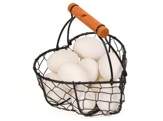 Eiermandje in hartjes vorm