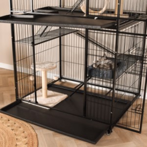 Kattenkooi Nivo heeft 2 handige schuiflades