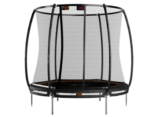 Trampoline Avyna Pro-Line 8 InGround Zwart - met veiligheidsnet Ø245cm