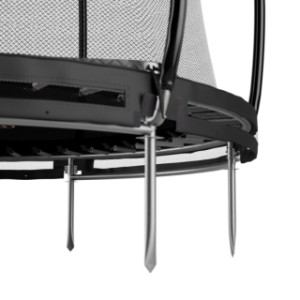 Trampoline Avyna Pro-Line 8 InGround Zwart - met veiligheidsnet Ø245cm