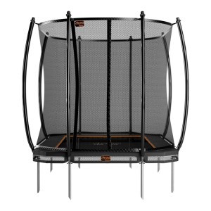 Trampoline Avyna Pro-Line 223 InGround Zwart - met veiligheidsnet 305x225cm