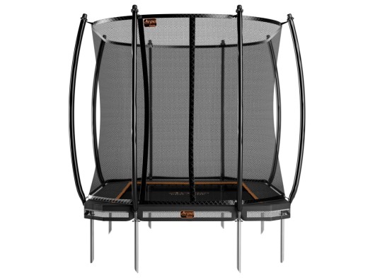 Trampoline Avyna Pro-Line 223 InGround Zwart - met veiligheidsnet 305x225cm