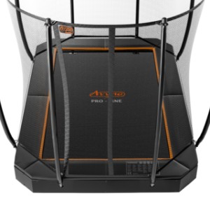 Trampoline Avyna Pro-Line 223 FlatLevel Zwart - met veiligheidsnet 305x225cm