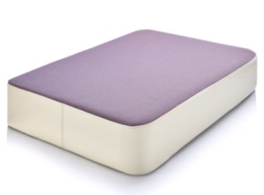 Speelkussen M lila/crème met afgeronde hoeken 107x70x17cm