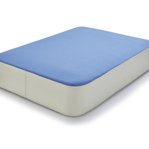 Speelkussen M blauw/crème met afgeronde hoeken 107x70x17cm