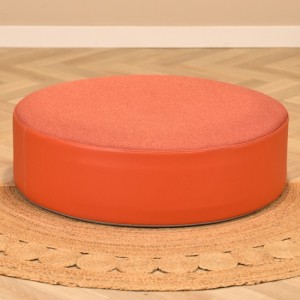 Speelkussen rond rood Ø80x25cm