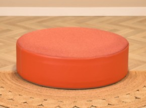 Speelkussen rond rood Ø80x25cm