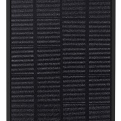 De automatische opener is voorzien van een zonnepaneel