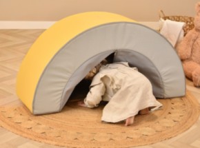 Speelkussen boog geel- 120x80x50cm