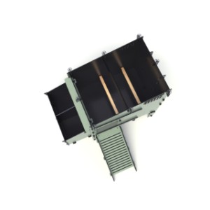 Bovenaanzicht van het kippenhok Nestera Aspen 6