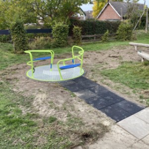 De draaimolen Helica zorgt voor veel speelplezier