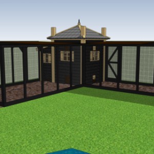 De grote combinatie is uitgebreid met twee rennen