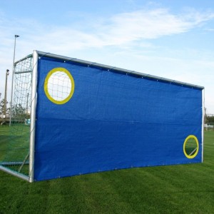 Calzio oefenwand 500 met 2 gaten 500x200cm