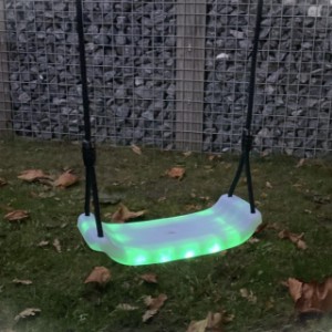 Schommelzitje kunststof met verlichting LED