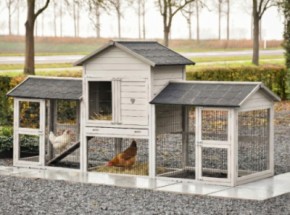 Prestige Medium Dubbele ren Light-grey 299x90x150cm