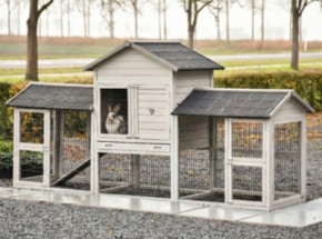 Prestige Medium met dubbele ren Light-grey Anti Knaag 299x90x150cm