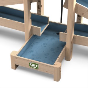 EXIT AquaFlow waterbaan 400: vanuit de opvangbak pomp je zelf het water eenvoudig weer naar boven.