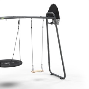 Het metalen speeltoestel EXIT Getset is geschikt voor zowel sport als spel